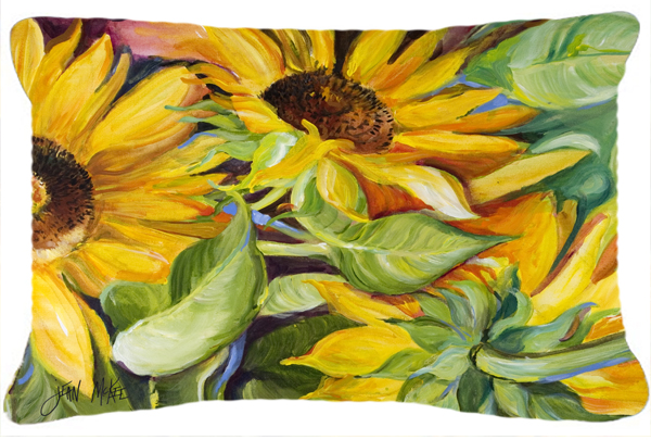 Sunflowers Canvas Fabric Decorative Pillow