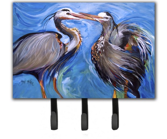Blue Heron Love Leash & Key Holder