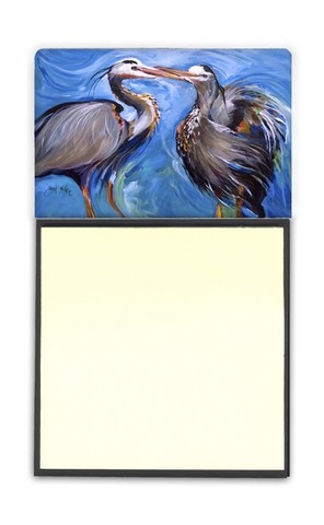 Blue Heron Love Sticky Note Holder