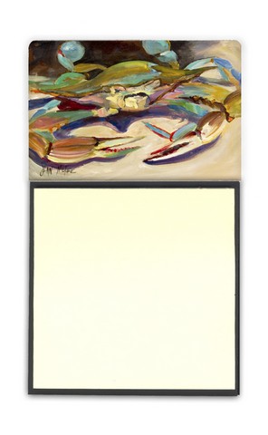 JMK1101SN Blue Crab Tail Fin Sticky Note Holder