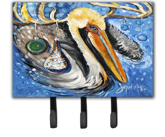 Pelican Dressed As A Reindeer Leash & Key Holder