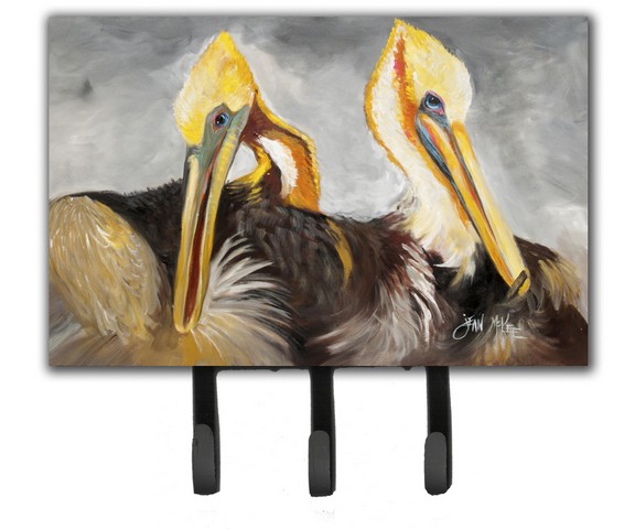Pelicans Preening Leash & Key Holder