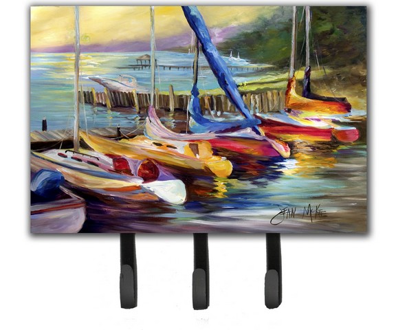 JMK1036TH68 Sailboats At Sunset Leash & Key Holder