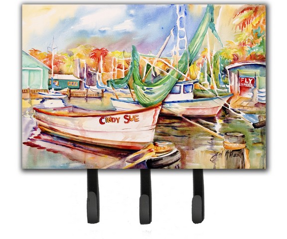 Sailboat Cindy Sue Leash & Key Holder
