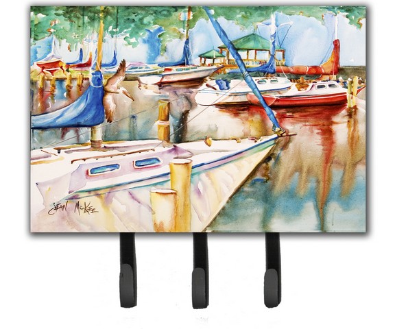 Sailboats At The Gazebo Leash & Key Holder