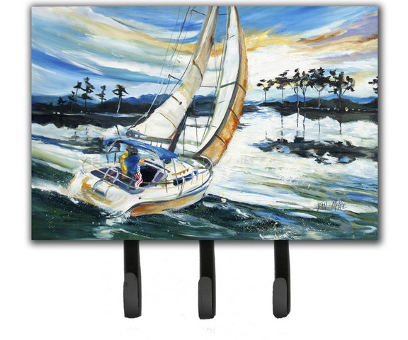 Sailboats On Lake Martin Leash & Key Holder