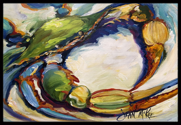 Blue Crab Indoor & Outdoor Mat - 24 x 36 in.