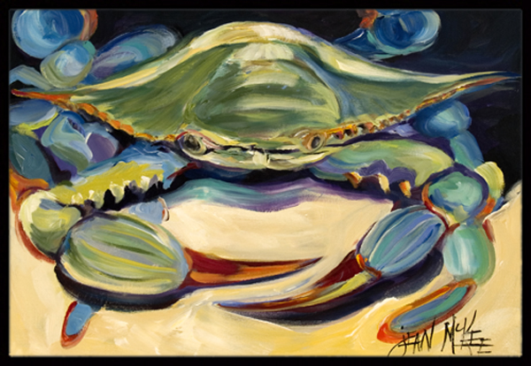 Blue Crab Indoor & Outdoor Mat- 24 x 36 in.
