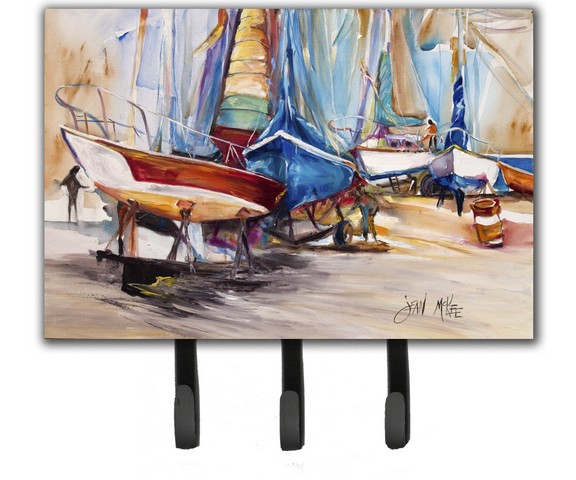 On The Hill Sailboats Leash & Key Holder