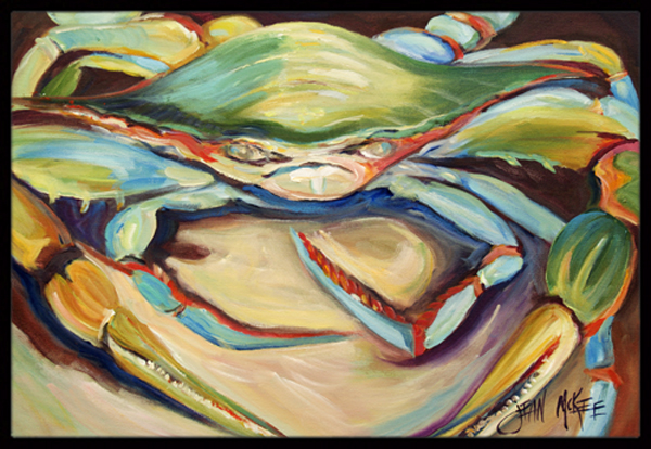 Blue Crab Indoor & Outdoor Mat- 24 x 36 in.