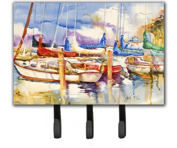 JMK1072TH68 Run Away Sailboats Leash & Key Holder