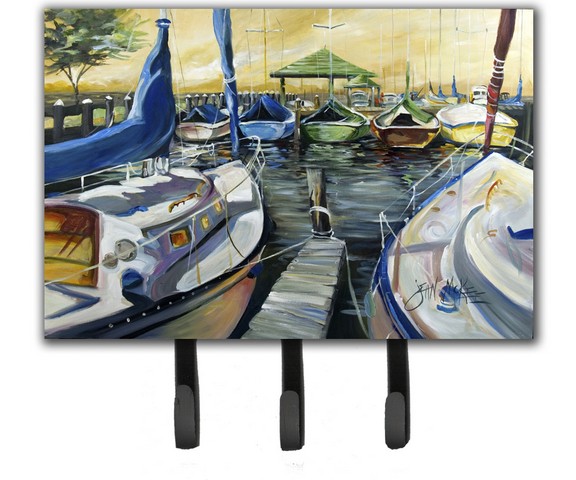 Seven Boats Sailboats Leash & Key Holder