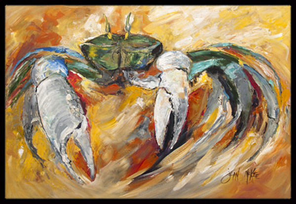 Blue Crab Indoor & Outdoor Mat- 24 x 36 in.