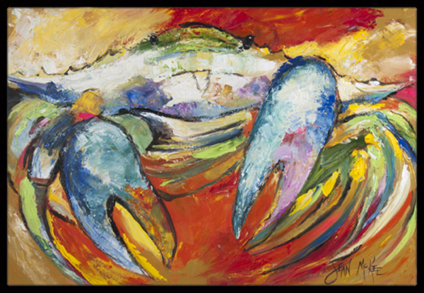 Blue Crab Indoor & Outdoor Mat- 24 x 36 in.