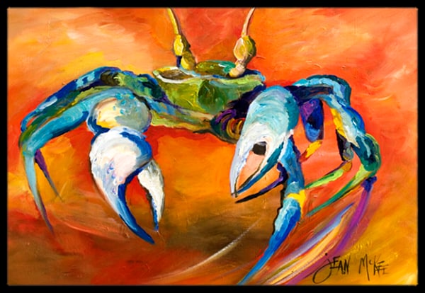 Blue Crab Indoor & Outdoor Mat- 24 x 36 in.