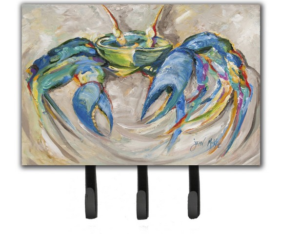 JMK1089TH68 Blue Crab Leash & Key Holder