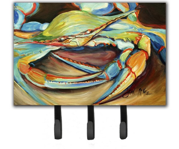 JMK1096TH68 Blue Crab Leash & Key Holder