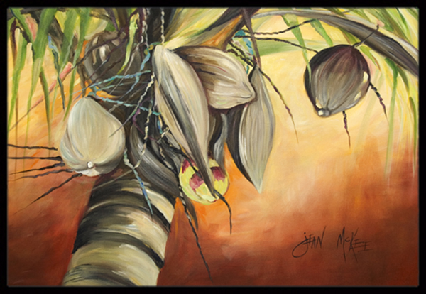 Coconut Tree Indoor & Outdoor Mat - 24 x 36 in.