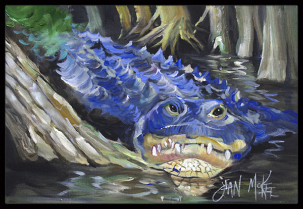 Blue Alligator Indoor & Outdoor Mat- 24 x 36 in.