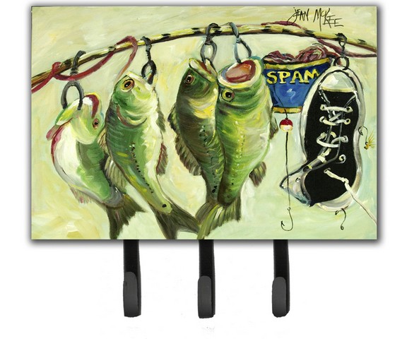 Recession Food Fish Caught With Spam Leash & Key Holder -  JensenDistributionServices, MI55565