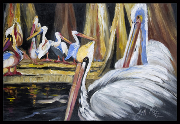 Pelicans Indoor & Outdoor Mat, 24 x 36 in.