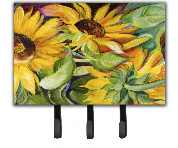 Sunflowers Leash & Key Holder
