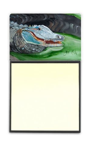 JMK1003SN Blue Alligator Sticky Note Holder