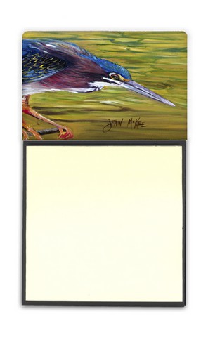 JMK1016SN Green Heron Sticky Note Holder