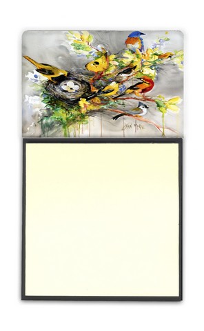 JMK1024SN Spring Birds Sticky Note Holder