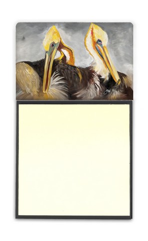 JMK1025SN Pelicans Preening Sticky Note Holder