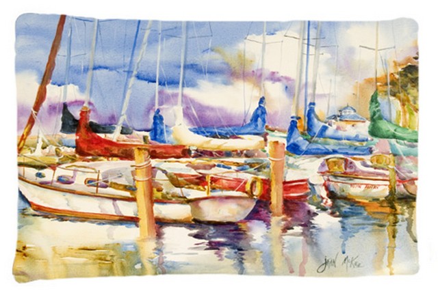 End Stall Sailboats Fabric Standard Pillowcase
