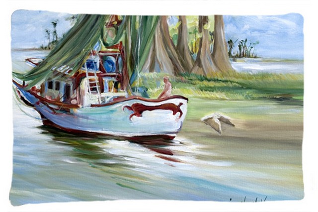 Jeannie Shrimp Boat Fabric Standard Pillowcase