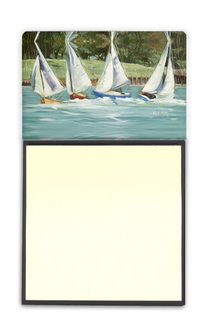 Sailboats On The Bay Sticky Note Holder
