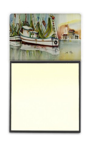 Ocean Springs Shrimper Sticky Note Holder