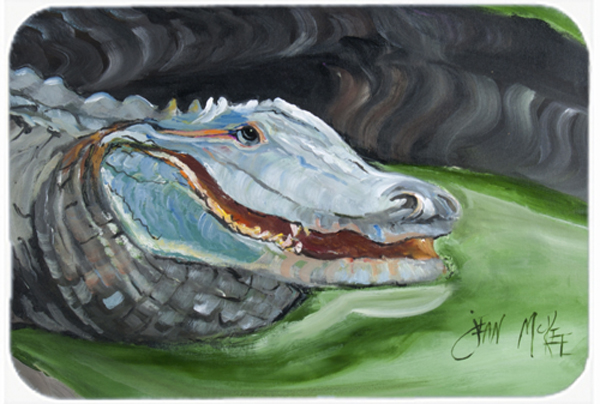 Blue Alligator Glass Cutting Board, Large