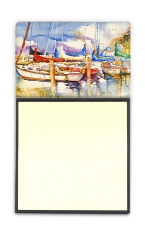 Run Away Sailboats Sticky Note Holder