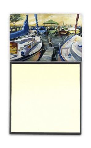 Seven Boats Sailboats Sticky Note Holder