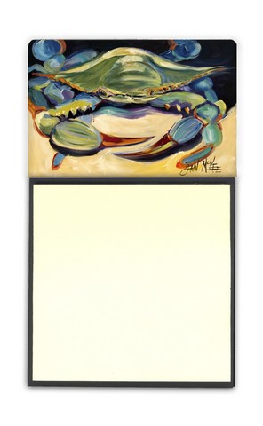 JMK1093SN Blue Crab Sticky Note Holder
