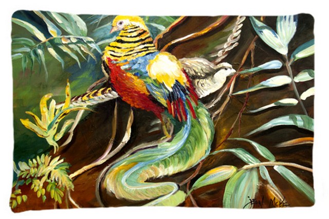 Mandarin Pheasant Fabric Standard Pillowcase