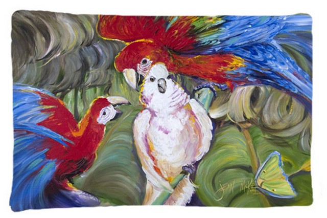 Menage-A-Trois Parrots Fabric Standard Pillowcase