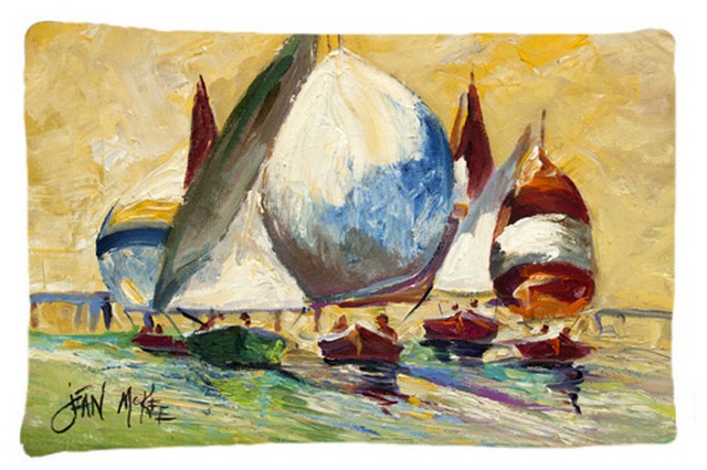 Bimini Sails Sailboat Fabric Standard Pillowcase