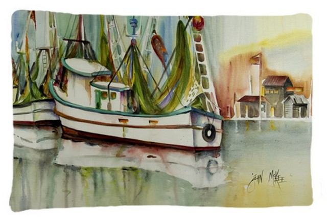 Ocean Springs Shrimper Fabric Standard Pillowcase
