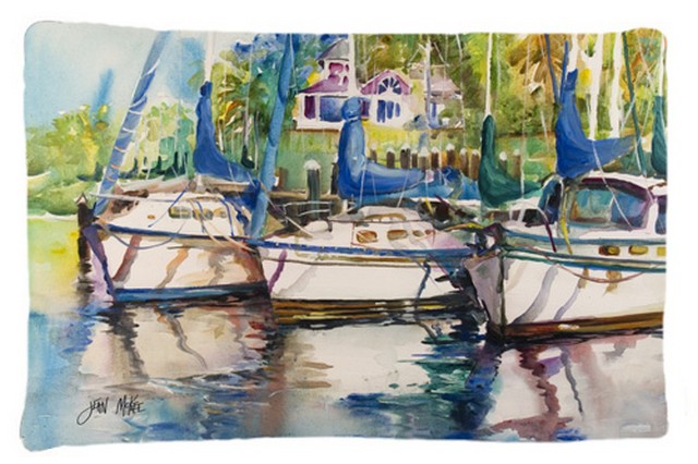 Safe Harbour Sailboats Fabric Standard Pillowcase