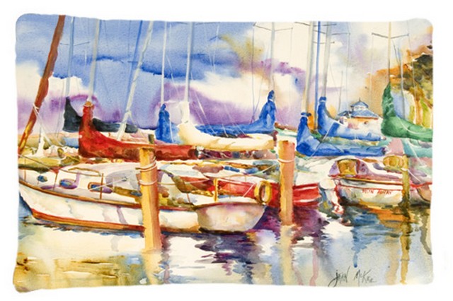 Run Away Sailboats Fabric Standard Pillowcase