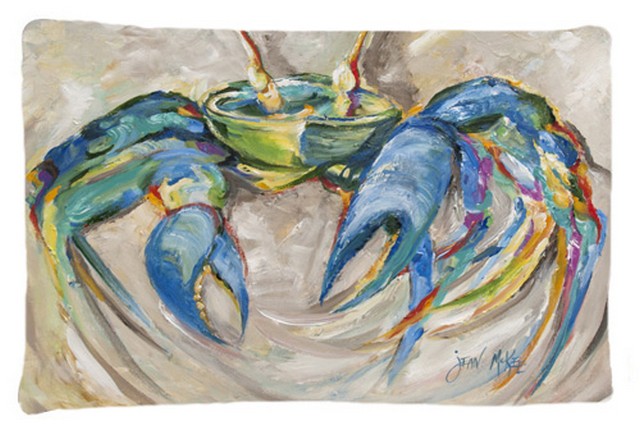 Blue Crab Fabric Standard Pillowcase