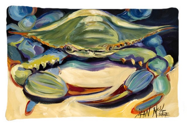 Blue Crab Fabric Standard Pillowcase