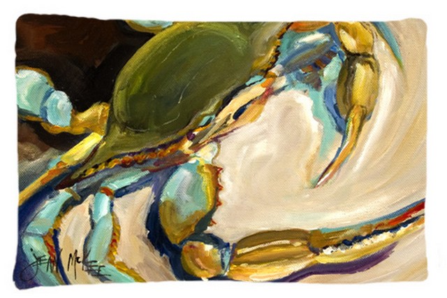 Blue Crab Fabric Standard Pillowcase