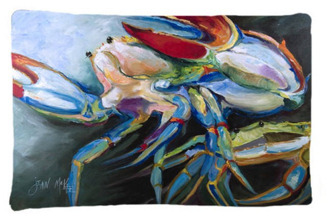 Blue Crab Fabric Standard Pillowcase