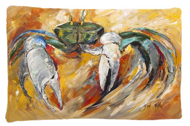 Blue Crab Fabric Standard Pillowcase