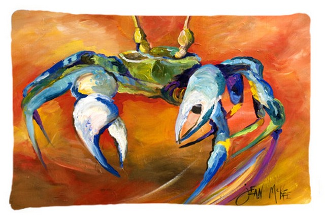 Blue Crab Fabric Standard Pillowcase